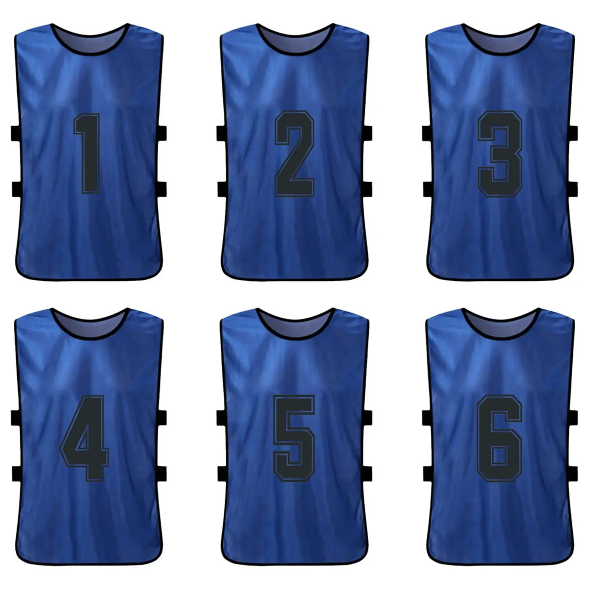 6 12PCS Kid s Football Pinnies Quick Dry Soccer Jersey Youth