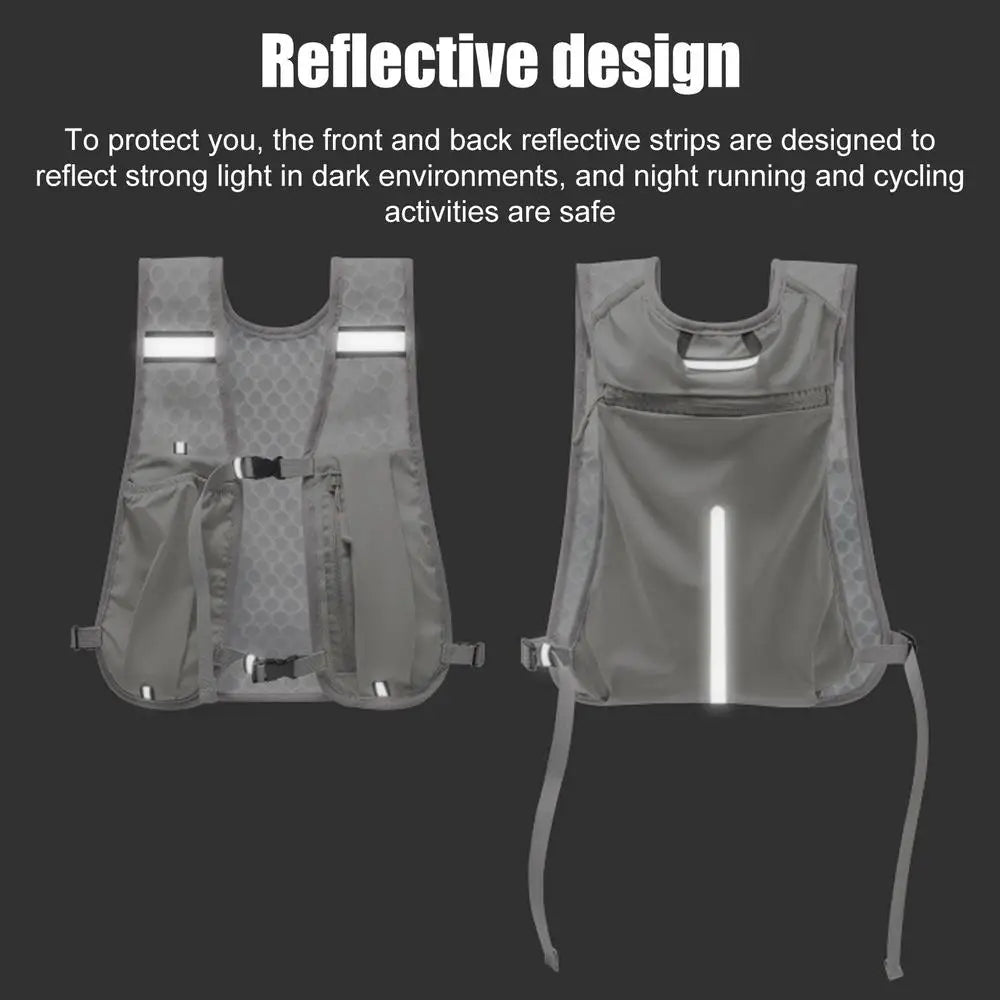 Running Water Bottle Storage Vest Lightweight Running Vest
