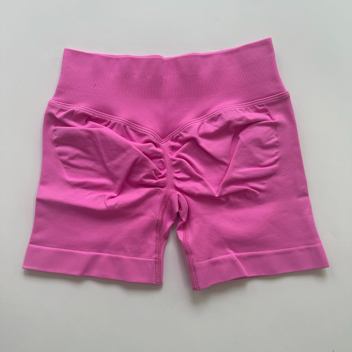 Yoga Shorts Low Ribbed Band Yoga Shorts Seamless Scrunch Bum