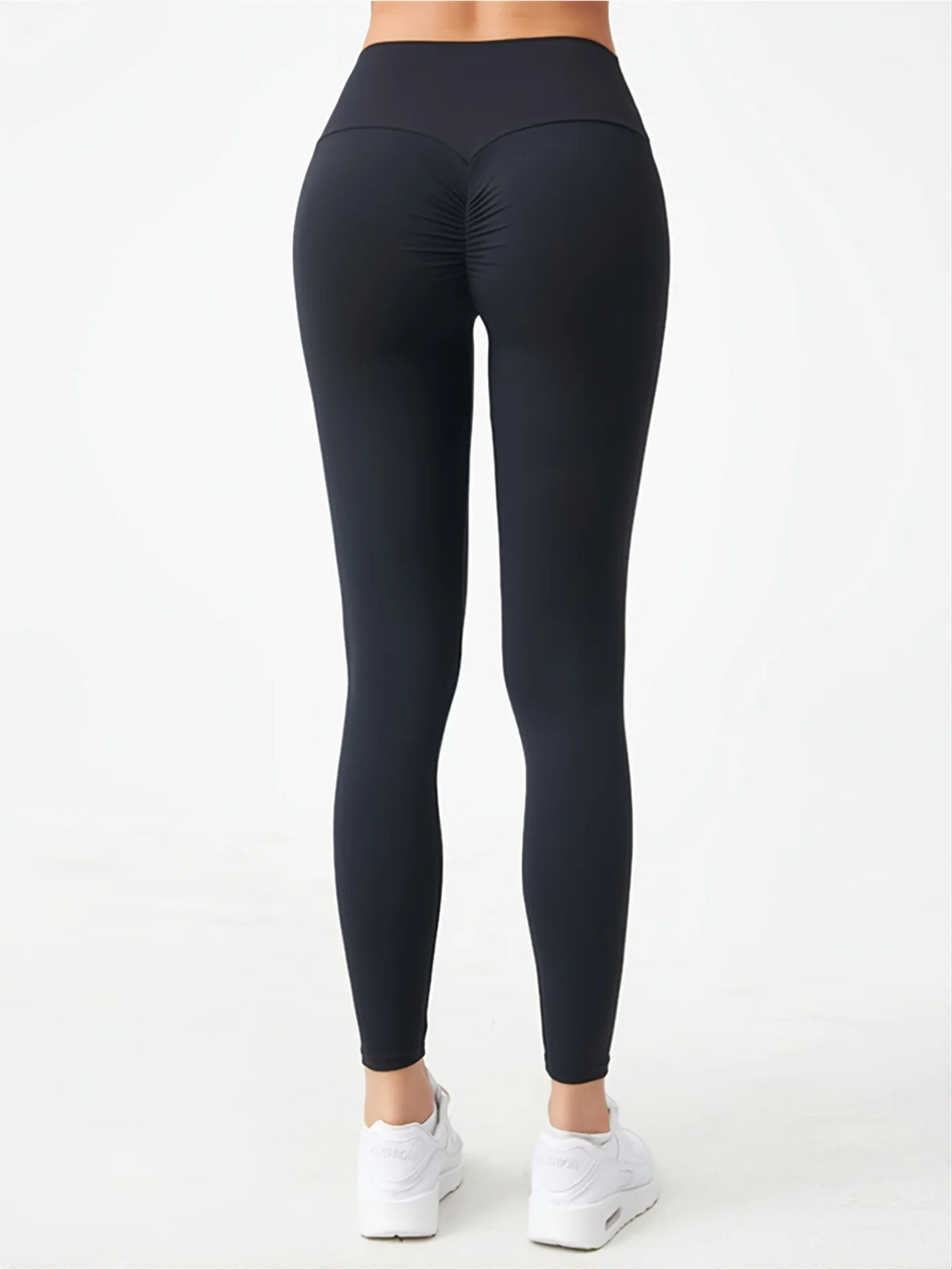 Peach hip yoga pants Women wear high-waisted belly lift hip