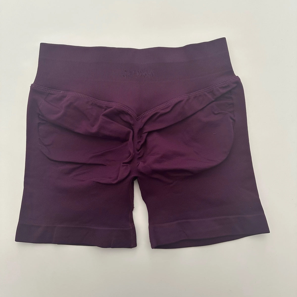 Yoga Shorts Low Ribbed Band Yoga Shorts Seamless Scrunch Bum