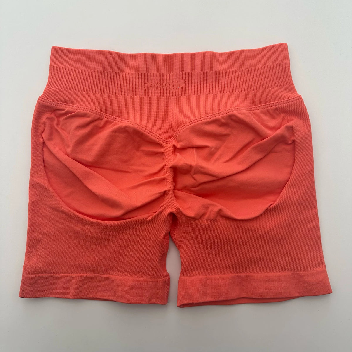 Yoga Shorts Low Ribbed Band Yoga Shorts Seamless Scrunch Bum