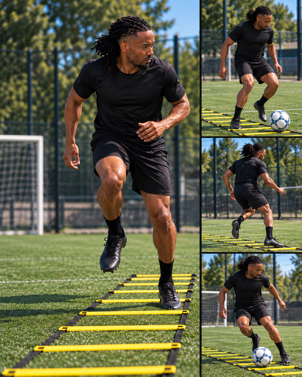 1 set Detachable Speed Agility Training Ladder Football